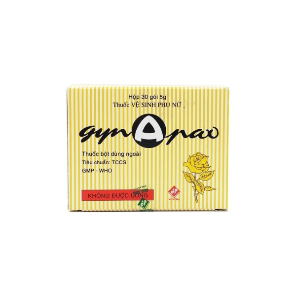 Thuốc vệ sinh vùng kín phụ nữ, khử mùi hôi Gynapax (30 gói x 5g/hộp)