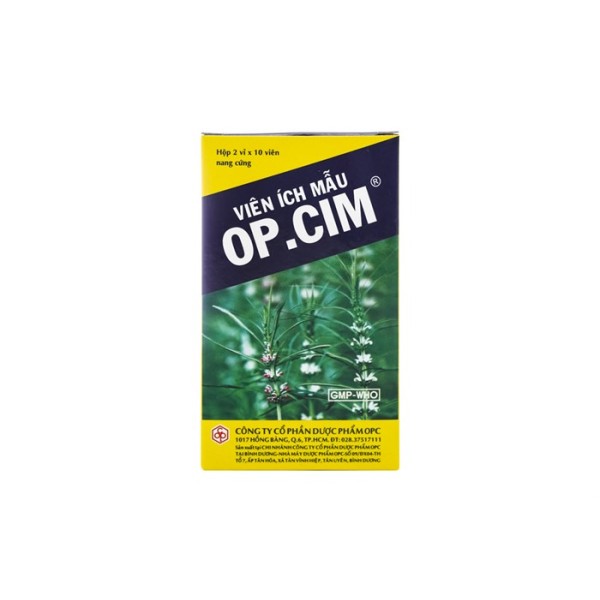 Thuốc điều hòa kinh nguyệt Viên ích mẫu OP.CIM (5 vỉ x 10 viên/hộp)