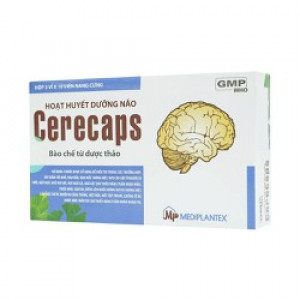 Hoạt huyết dưỡng não Cerecaps (3 vỉ x 10 viên/hộp)