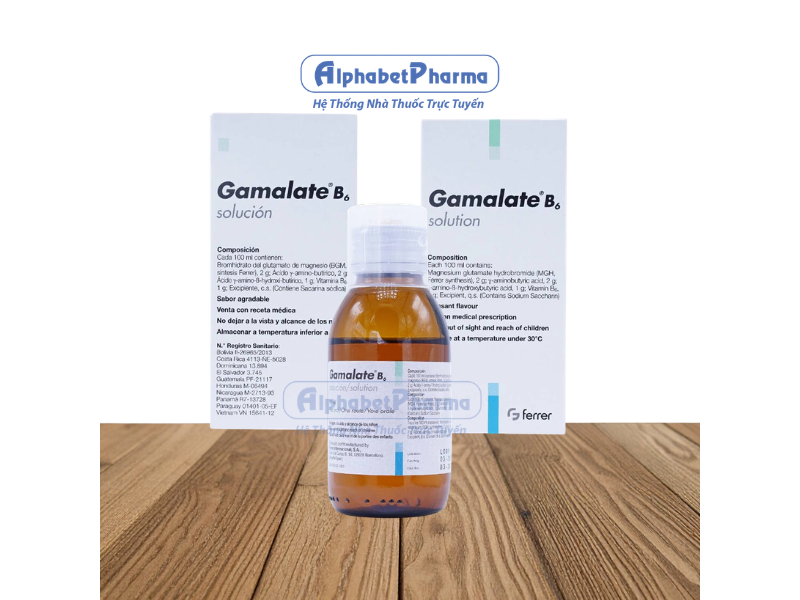 Siro trị suy nhược thần kinh Gamalate B6 solution (80ml)