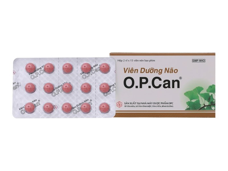 Viên dưỡng não O.P.Can (2 vỉ x 15 viên/hộp)