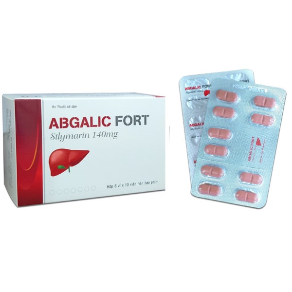 Thuốc trị bệnh gan Abgalic Fort (6 vỉ x 10 viên/hộp)