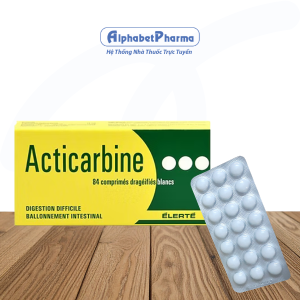 Thuốc trị tiêu chảy Acticarbine (4 vỉ x 21 viên/hộp)