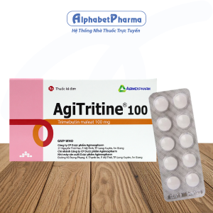 Thuốc trị rối loạn nhu động ruột AgiTritine 100 (10 vỉ x 10 viên/hộp)
