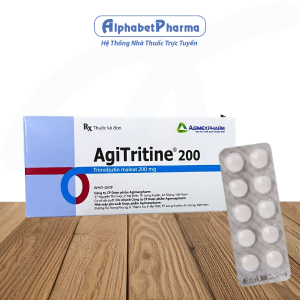 Thuốc điều trị hội chứng ruột kích thích Agitritine 200 (5 vỉ x 10 viên/hộp)