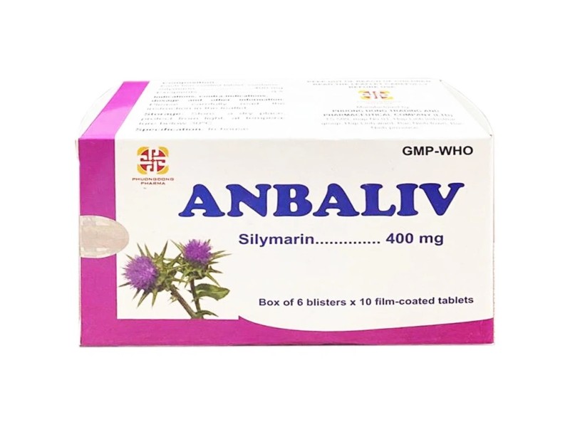 Thuốc hỗ trợ điều trị các bệnh về gan Anbaliv (6 vỉ x 10 viên/hộp)