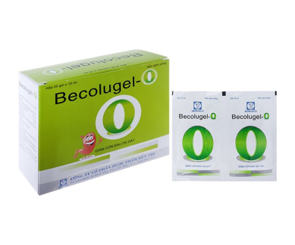 Thuốc trị trào ngược dạ dày, loét dạ dày tá tràng Becolugel (20 gói/hộp)