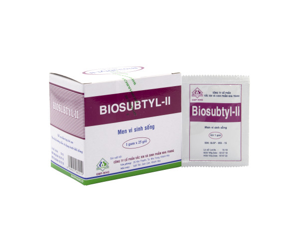Men vi sinh Biosubtyl-II (25 gói/hộp)