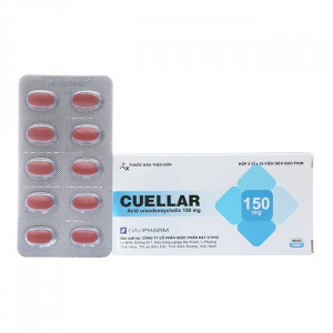 Thuốc điều trị bệnh gan Cuellar 150mg (6 vỉ x 10 viên/hộp)