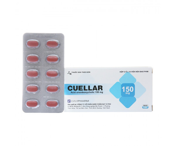 Thuốc điều trị bệnh gan Cuellar 150mg (6 vỉ x 10 viên/hộp)