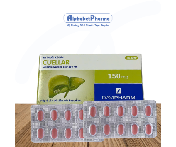 Thuốc điều trị bệnh gan Cuellar 150mg (6 vỉ x 10 viên/hộp)