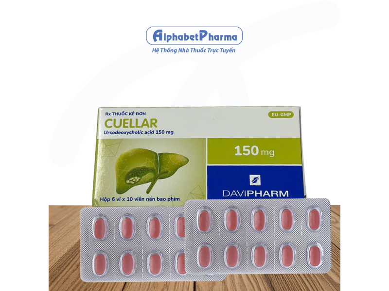 Thuốc điều trị bệnh gan Cuellar 150mg (6 vỉ x 10 viên/hộp)