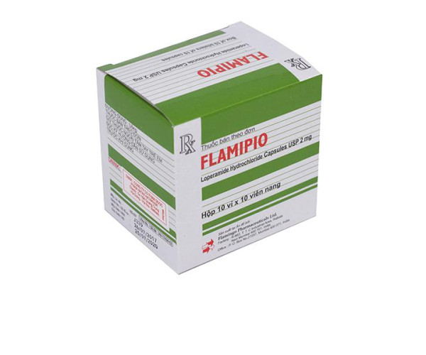 Thuốc điều trị tiêu chảy Flamipio (10 vỉ x 10 viên/hộp)