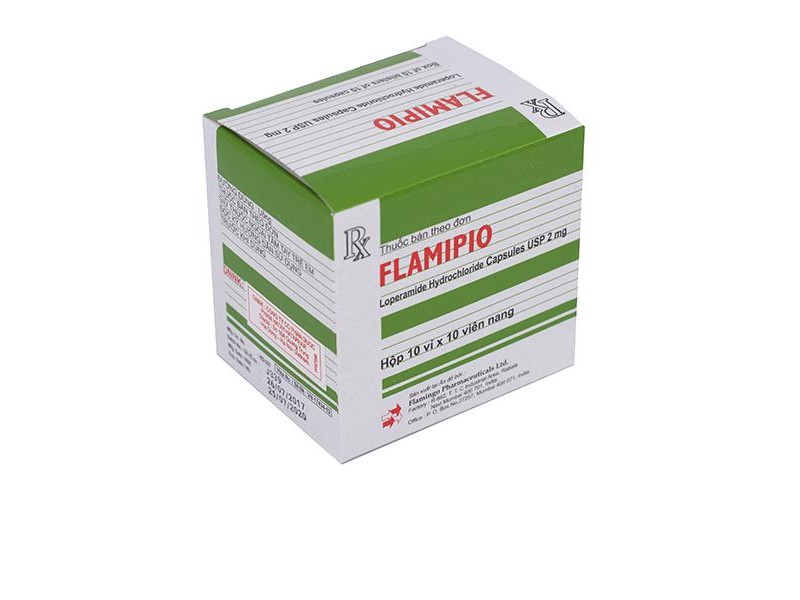 Thuốc điều trị tiêu chảy Flamipio (10 vỉ x 10 viên/hộp)