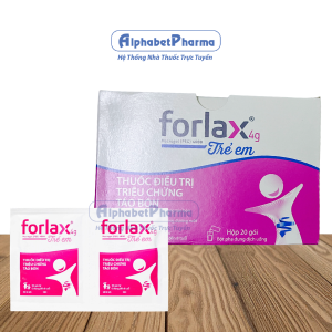Thuốc điều trị chứng táo bón trẻ em Forlax 4g kids (20 gói/hộp)