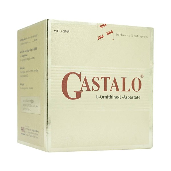Thuốc trị bệnh gan Gastalo 500mg (10 vỉ x 10 viên/hộp)