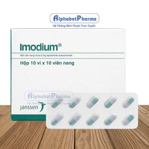 Thuốc trị tiêu chảy Imodium 2mg (10 vỉ x 10 viên/hộp)