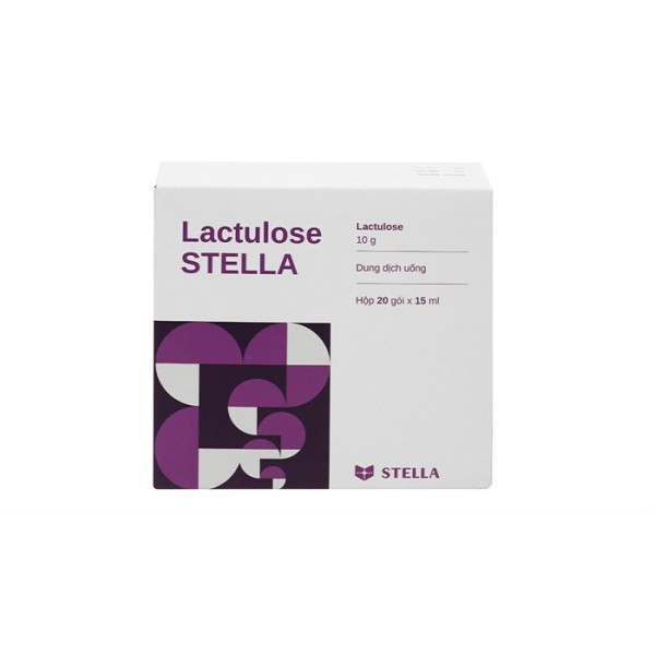 Dung dịch uống điều trị táo bón mạn tính Lactulose (20 gói/hộp)