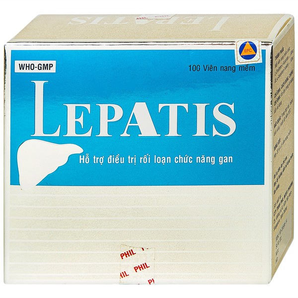 Thuốc hỗ trợ điều trị rối loạn chức năng gan Lepatis 80mg (20 vỉ x 5 viên/hộp)