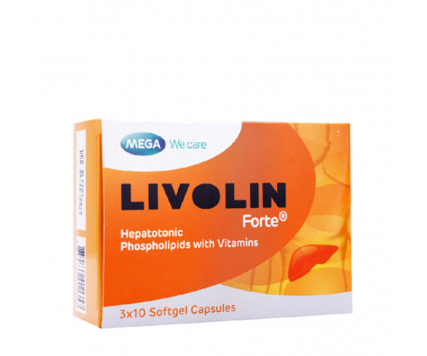 Thuốc cải thiện chức năng gan Livolin Forte (3 vỉ x 10 viên/hộp)