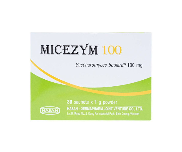 Thuốc phòng và trị tiêu chảy Micezym 100mg (30 gói/hộp)