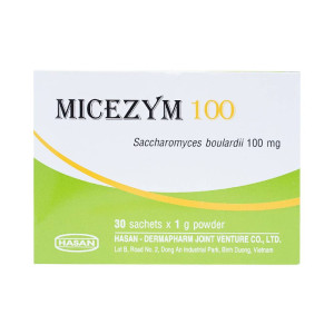 Thuốc phòng và trị tiêu chảy Micezym 100mg (30 gói/hộp)