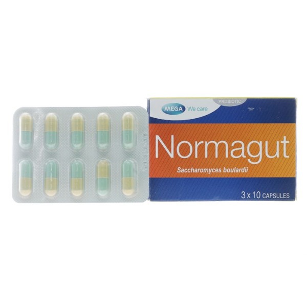 Men vi sinh Normagut (3 vỉ x 10 viên/hộp)