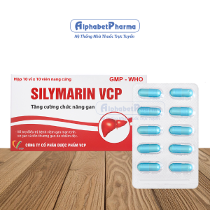 Thuốc trị bệnh gan Silymarin 140mg VCP (10 vỉ x 10 viên/hộp)