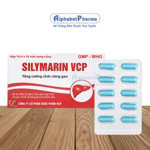 Thuốc trị bệnh gan Silymarin 140mg VCP (10 vỉ x 10 viên/hộp)