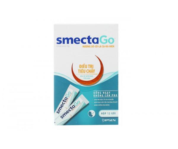 Thuốc trị tiêu chảy hương sô cô la Smecta Go (12 gói/hộp)