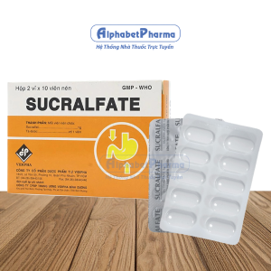 Thuốc điều loét dạ dày-tá tràng Sucralfate (2 vỉ x 10 viên/hộp)