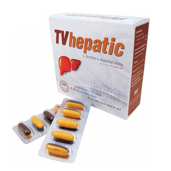 Thuốc trị bệnh gan TV Hepatic (60 viên/hộp)