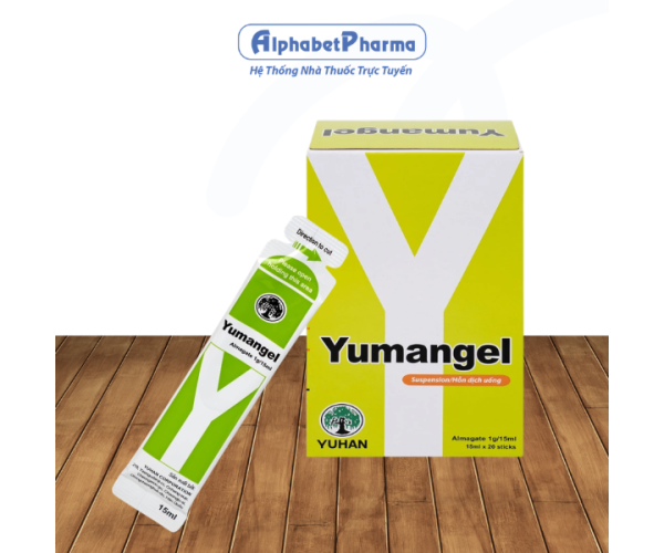 Thuốc trị loét dạ dày, tá tràng Yumangel (20 gói/hộp)