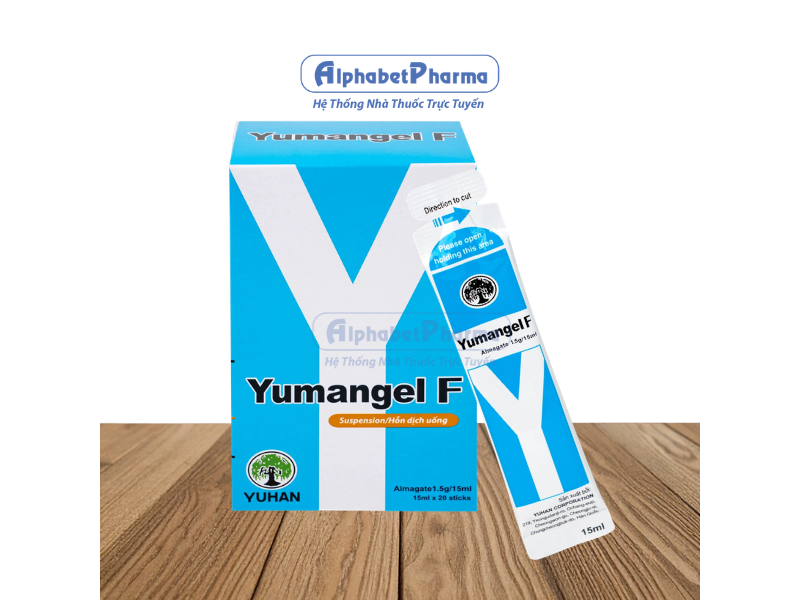 Thuốc trị loét dạ dày, tá tràng Yumangel F (20 gói/hộp)