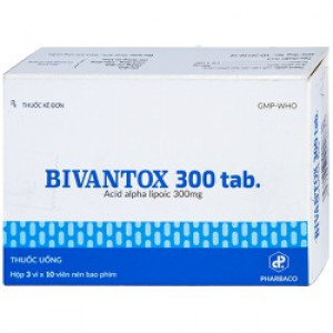 Thuốc Bivantox 300mg (3 vỉ x10 viên/hộp)