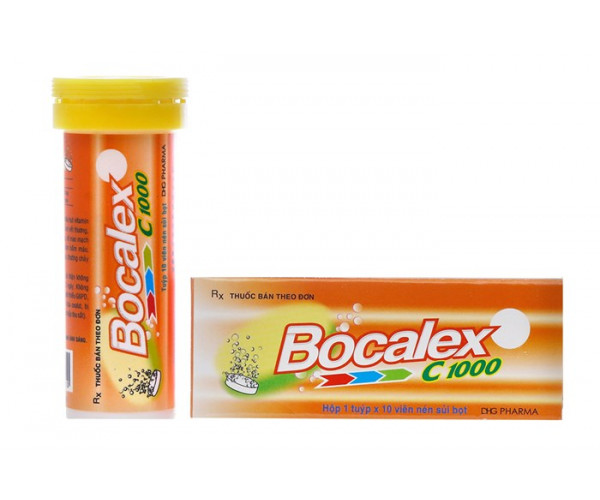 Viên sủi bổ sung vitamin C Bocalex C 1000 (10 viên/tube)