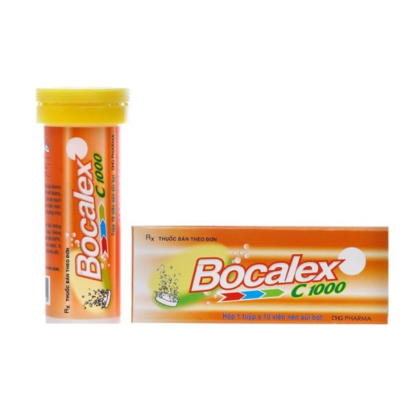 Viên sủi bổ sung vitamin C Bocalex C 1000 (10 viên/tube)