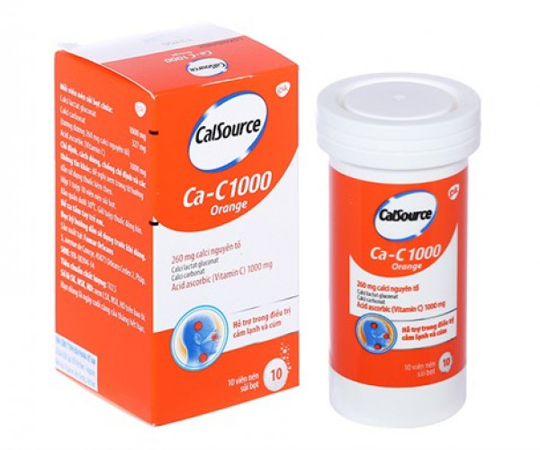 CalSource Ca-C1000 Orange (10 viên/tube)