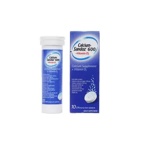 Calsource 600 + Vitamin D3 (10 viên/hộp)