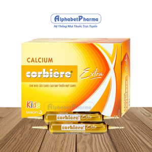 Calcium corbiere kids extra 5ml (30 ống/hộp)