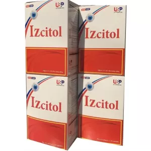 Izcitol 100mg (6 vỉ x 10 viên/hộp)