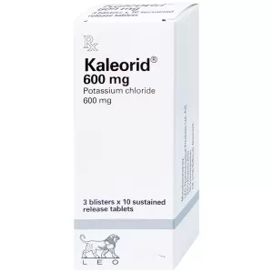 Kaleorid 600mg (3 vỉ x 10 viên/hộp)
