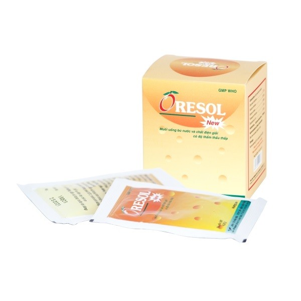 Bột bù nước và chất điện giải Oresol Bidiphar (20 gói/hộp)