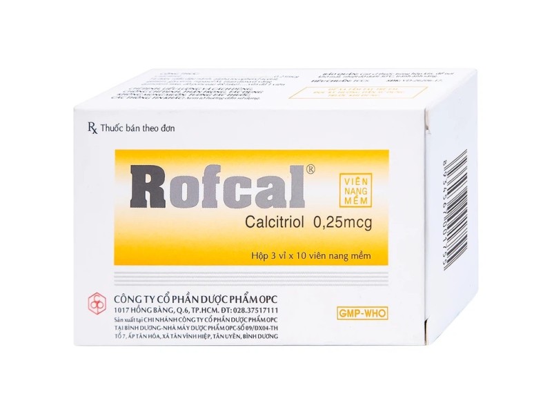 Thuốc điều trị loãng xương Rofcal (3 vỉ x 10 viên/hộp)