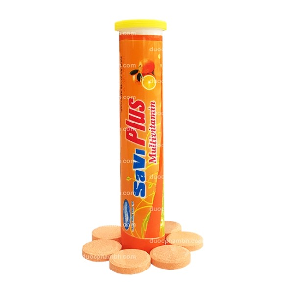  Viên sủi Savi Plus Multivitamin (20 viên/tube)