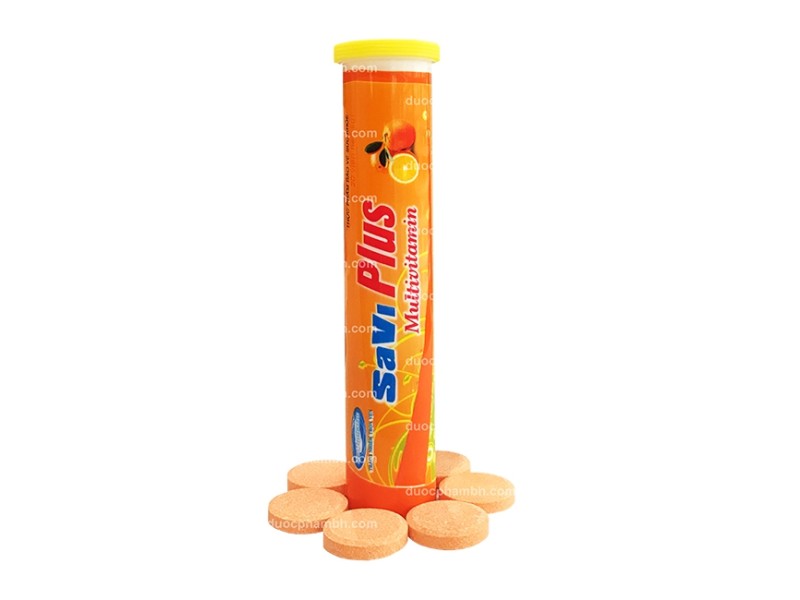  Viên sủi Savi Plus Multivitamin (20 viên/tube)