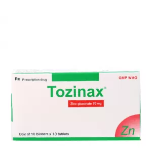 Tozinax 70mg (10 vỉ x 10 viên/hộp)