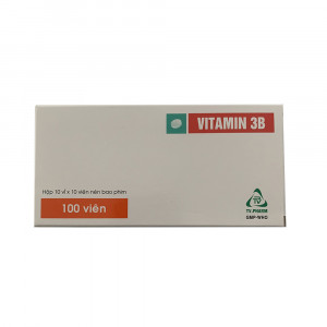 Thuốc bổ sung Vitamin 3B TV.Pharm (10 vỉ x 10 viên/hộp)