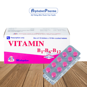Thuốc bổ sung Vitamin B1-B6-B12 MKP (10 vỉ x 10 viên/hộp)