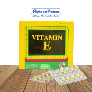 Vitamin E Robinson (10 vỉ x 10 viên/hộp)